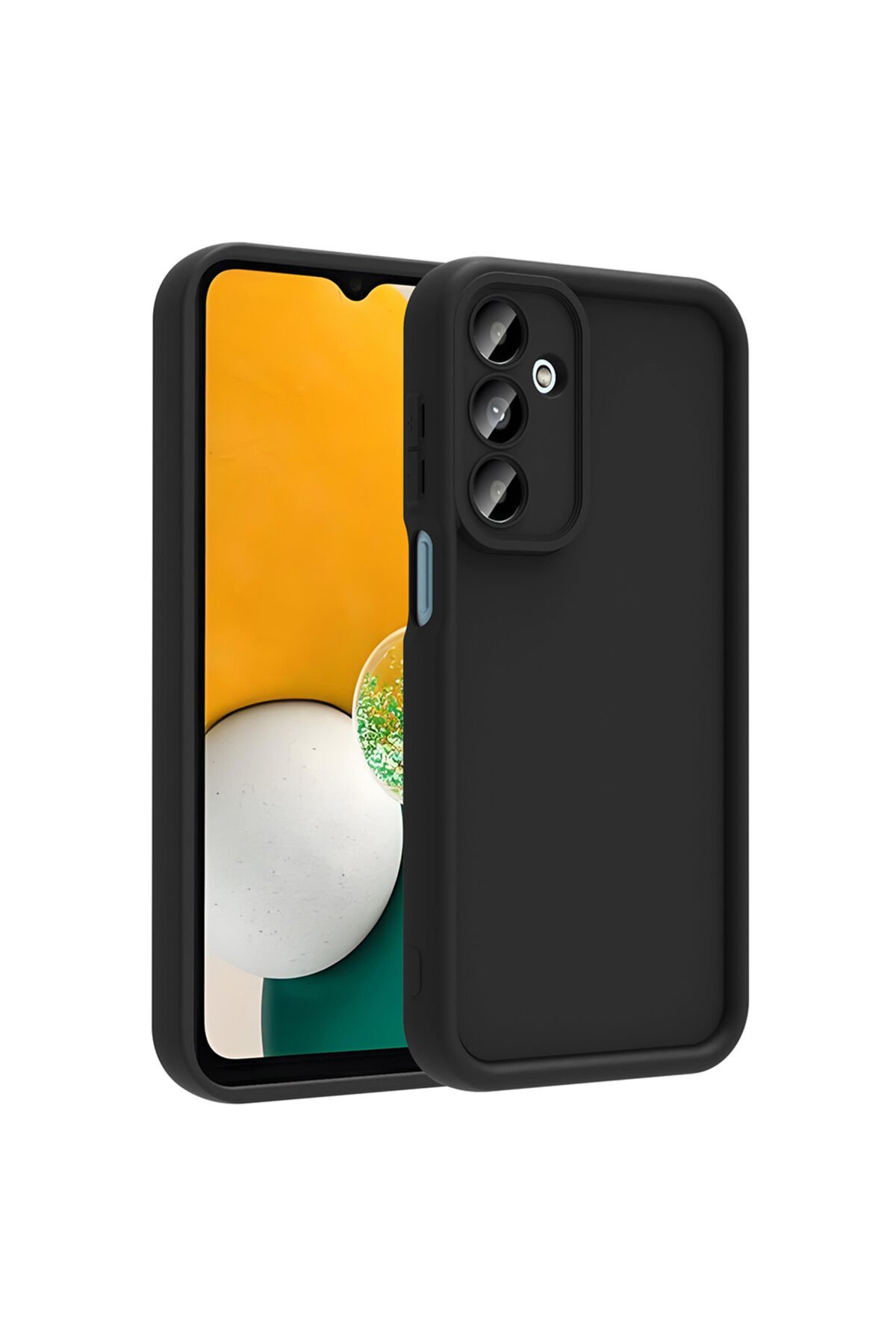 Galaxy A16 Kılıf Kamera Korumalı GZST Ananas Kapak - Siyah Siyah