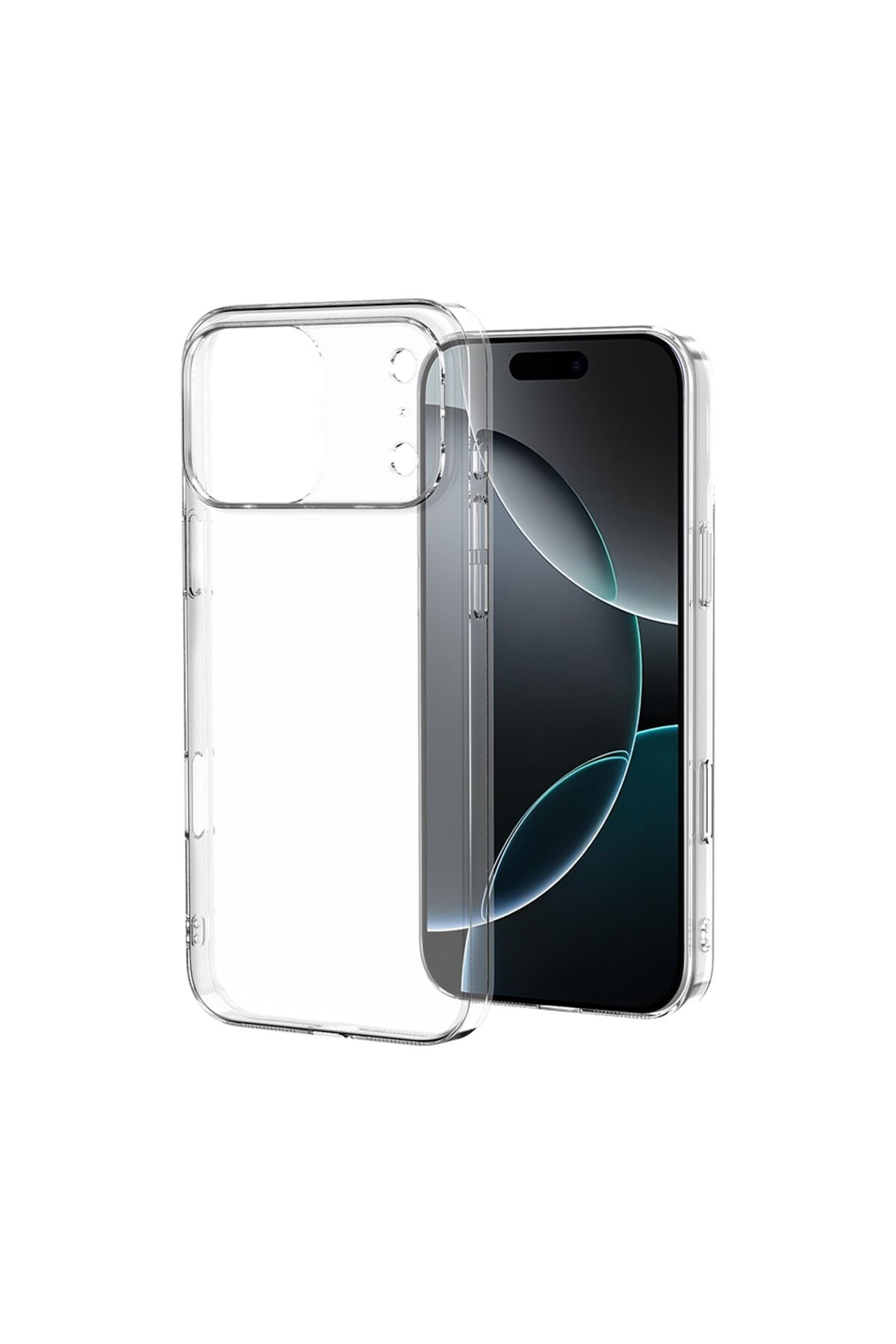 iPhone 17 Pro Max Kılıf Droga Kapak - Şeffaf