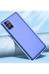 Galaxy M51 Kılıf BSAY Kamera Korumalı Süper Silikon Kapak - Renksiz Renksiz
