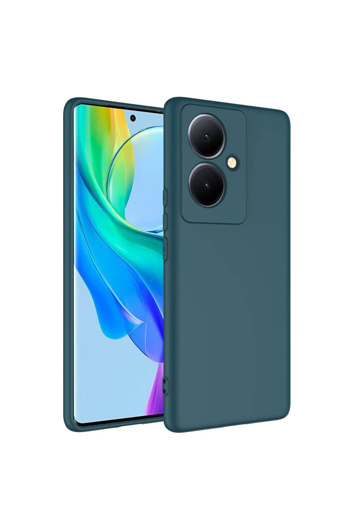 Vivo V29 Lite 5G Kılıf SBT Mara Lansman Kapak - Koyu Yeşil Koyu Yeşil