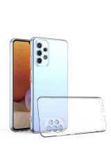 Galaxy A72 Kılıf BSAY Kamera Korumalı Süper Silikon Kapak - Renksiz Renksiz