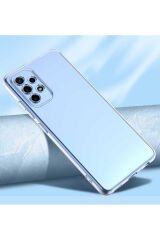 Galaxy A72 Kılıf BSAY Kamera Korumalı Süper Silikon Kapak - Renksiz Renksiz