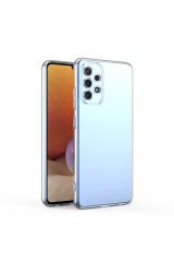 Galaxy A72 Kılıf BSAY Kamera Korumalı Süper Silikon Kapak - Renksiz Renksiz