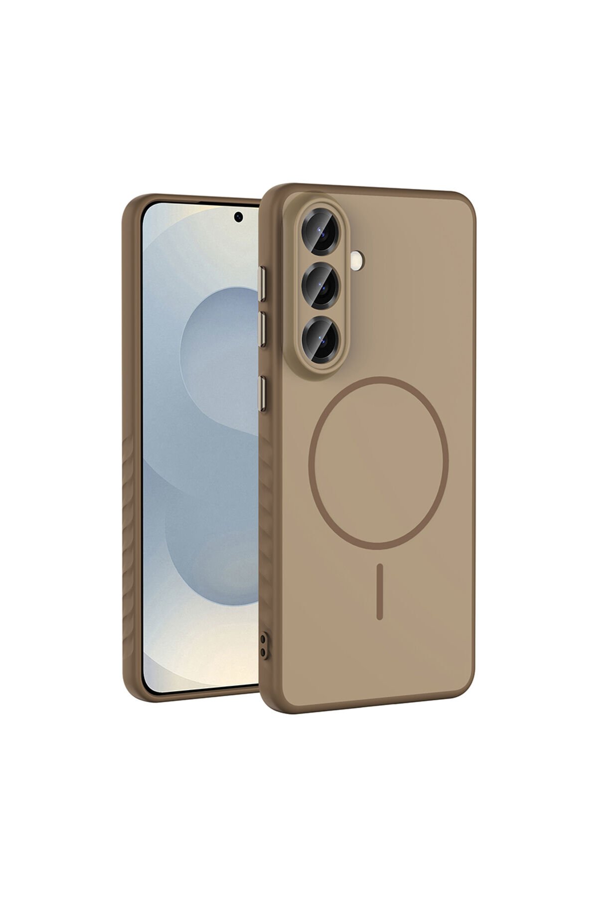 Galaxy A37 Kılıf M-safe Şarj Özellikli BSAY Tea Kapak - Lacivert Altın