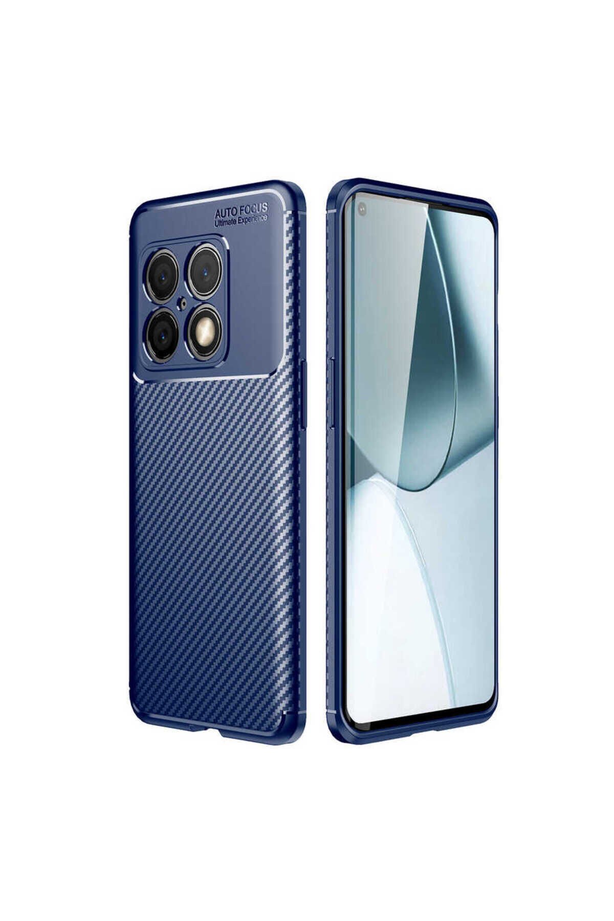 One Plus 10 Pro Kılıf BSAY Negro Silikon Kapak - Lacivert Lacivert