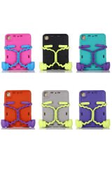 iPad 5 Air BSAY Eva Boxer Tablet Silikon - Kırmızı Siyah