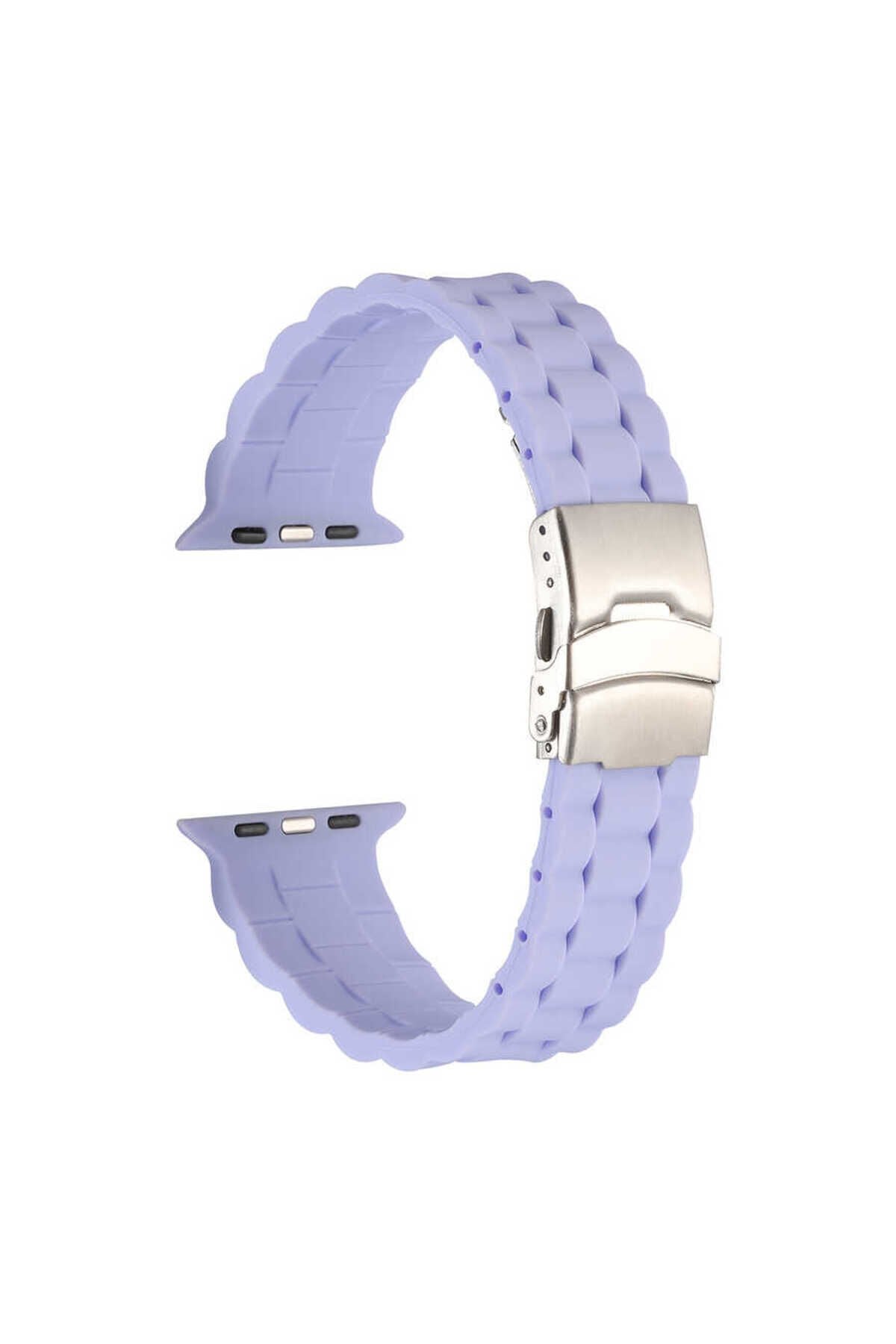 Watch 44mm KRD-72 Uyumlu Kordon-Lila Lila