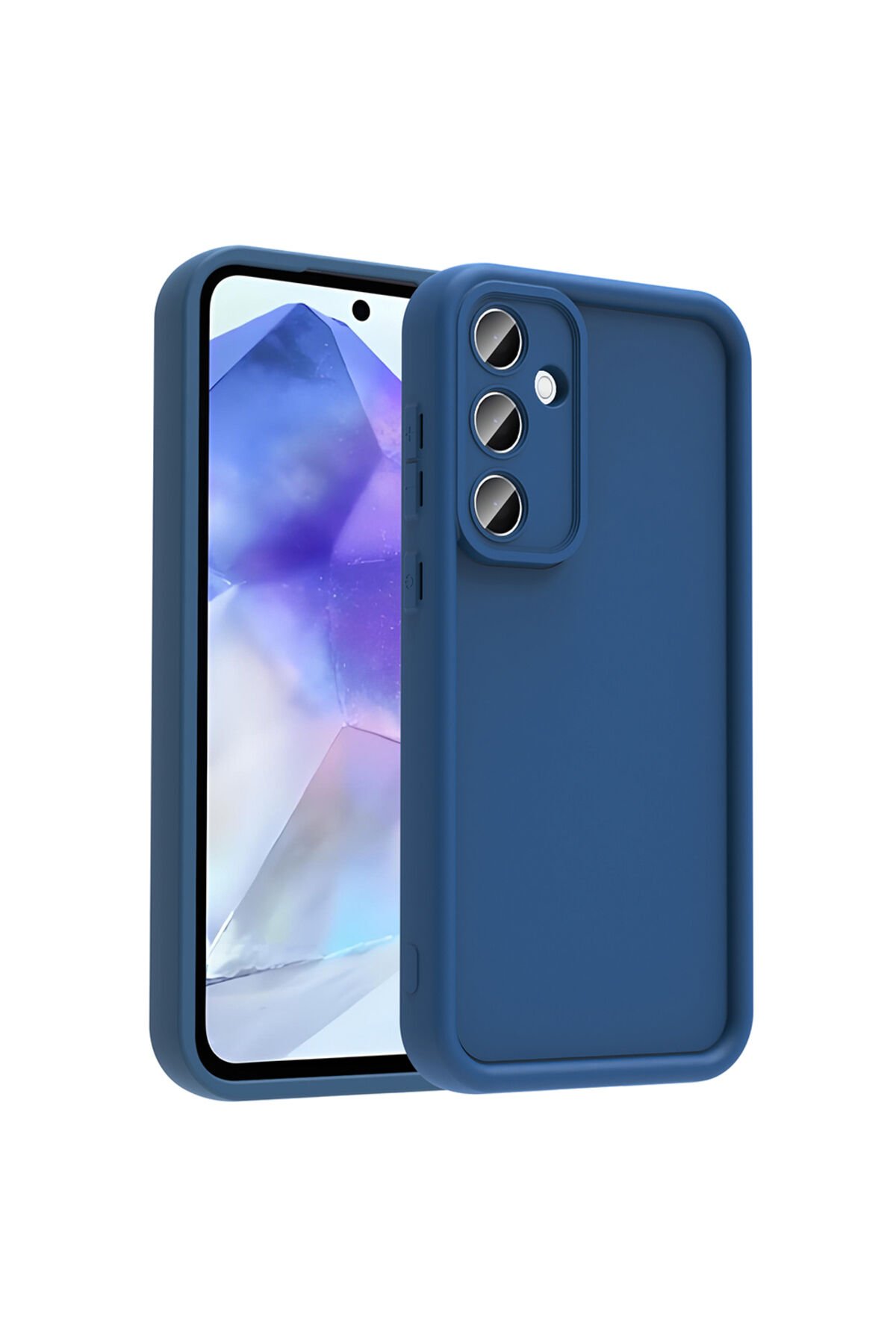 Galaxy A56 Kılıf Kamera Korumalı BSAY Ananas Kapak - Koyu Yeşil Koyu Yeşil