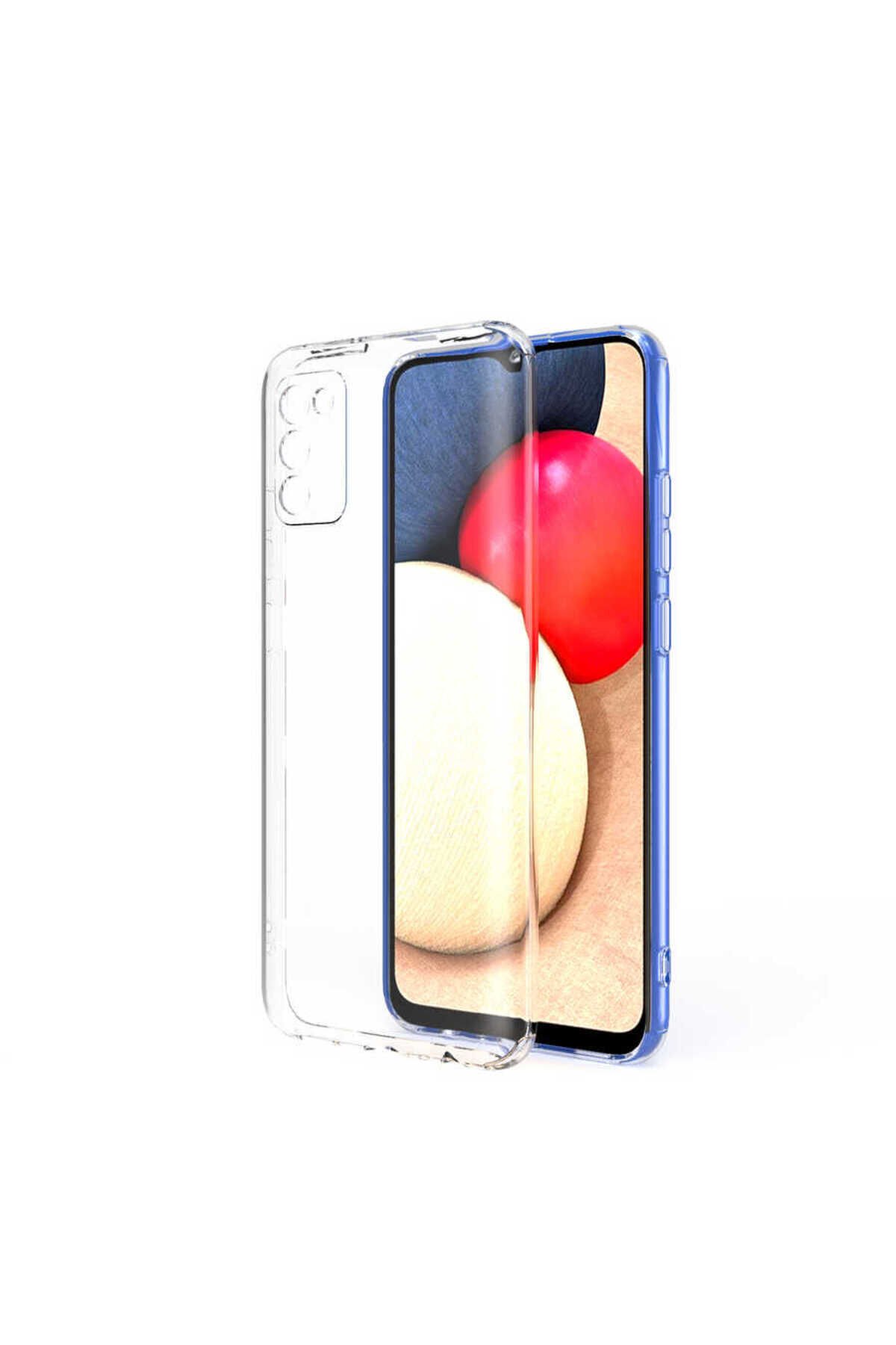 Galaxy A02S Kılıf BSAY Kamera Korumalı Süper Silikon Kapak - Renksiz Renksiz