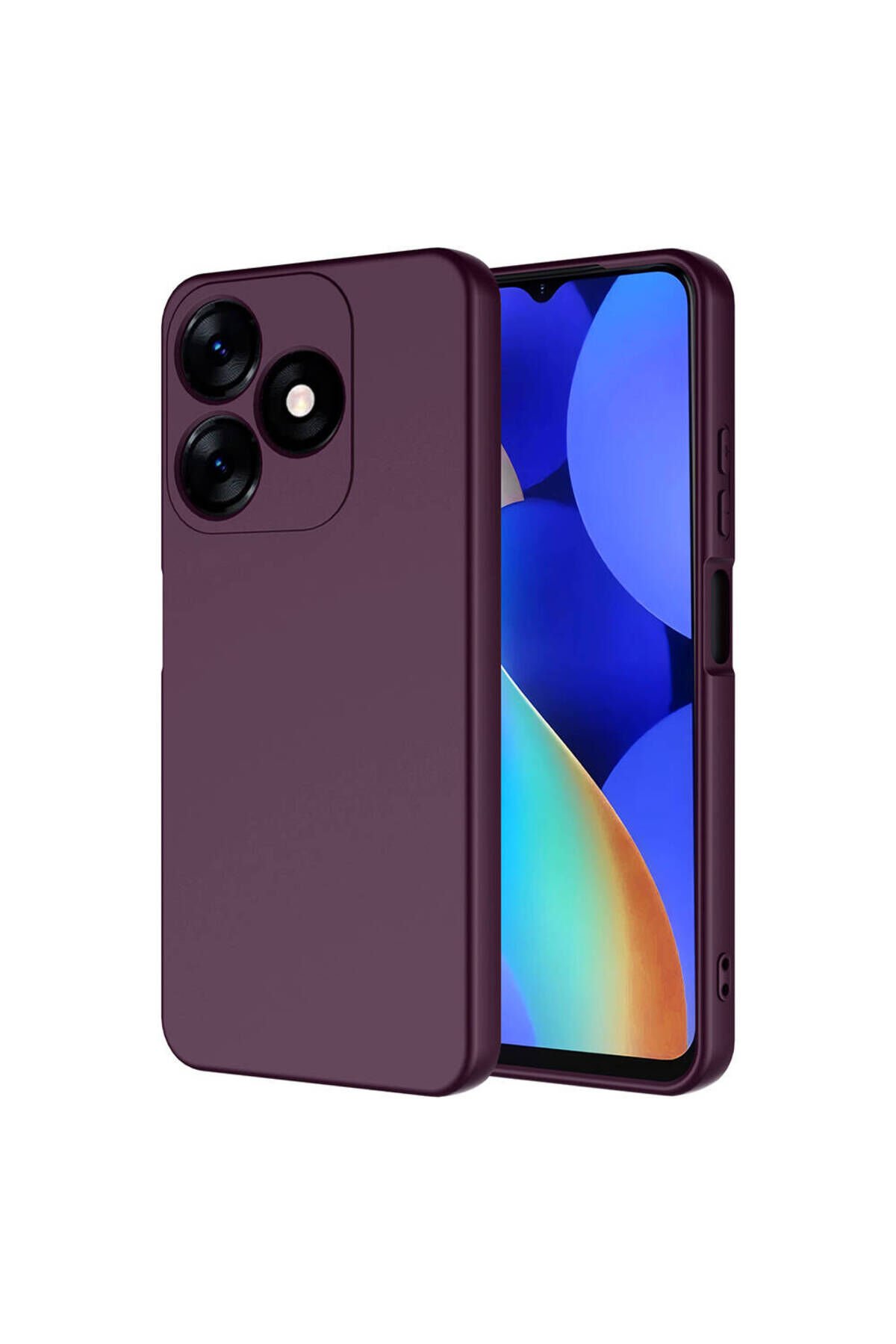 Tecno Spark 10C Kılıf BSAY Mara Lansman Kapak - Pembe Koyu Mor
