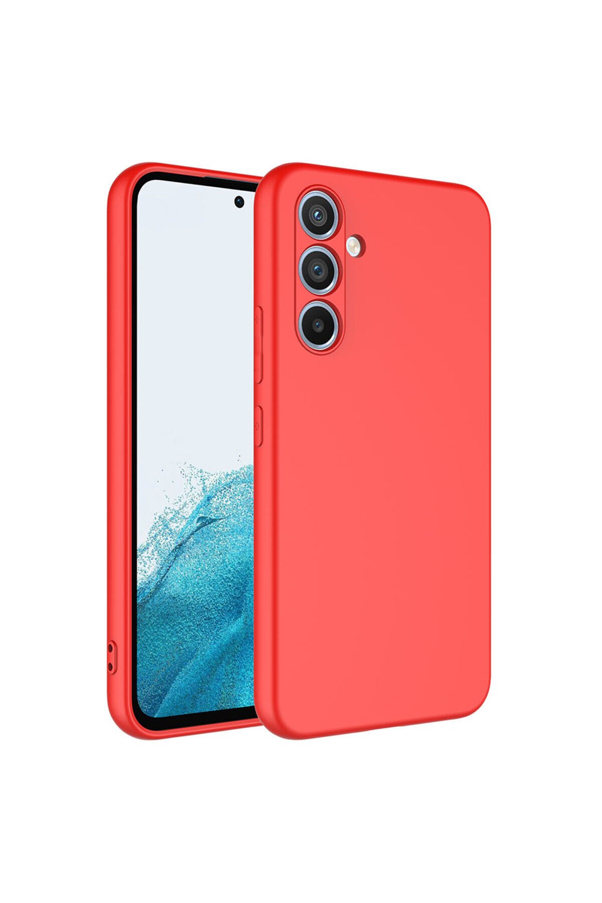 Galaxy A14 Kılıf BSAY Mara Lansman Kapak - Koyu Yeşil Kırmızı