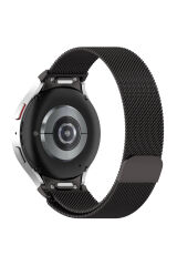 Galaxy Watch 6 40mm Uyumlu KRD-01 Metal BSAY Kordon-Siyah