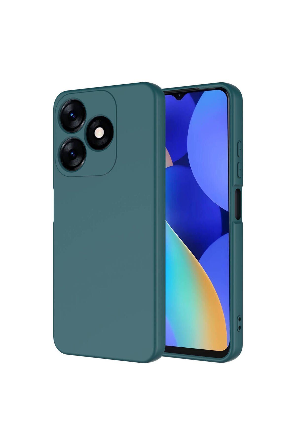 Tecno Spark 10C Kılıf BSAY Mara Lansman Kapak - Pembe Koyu Yeşil