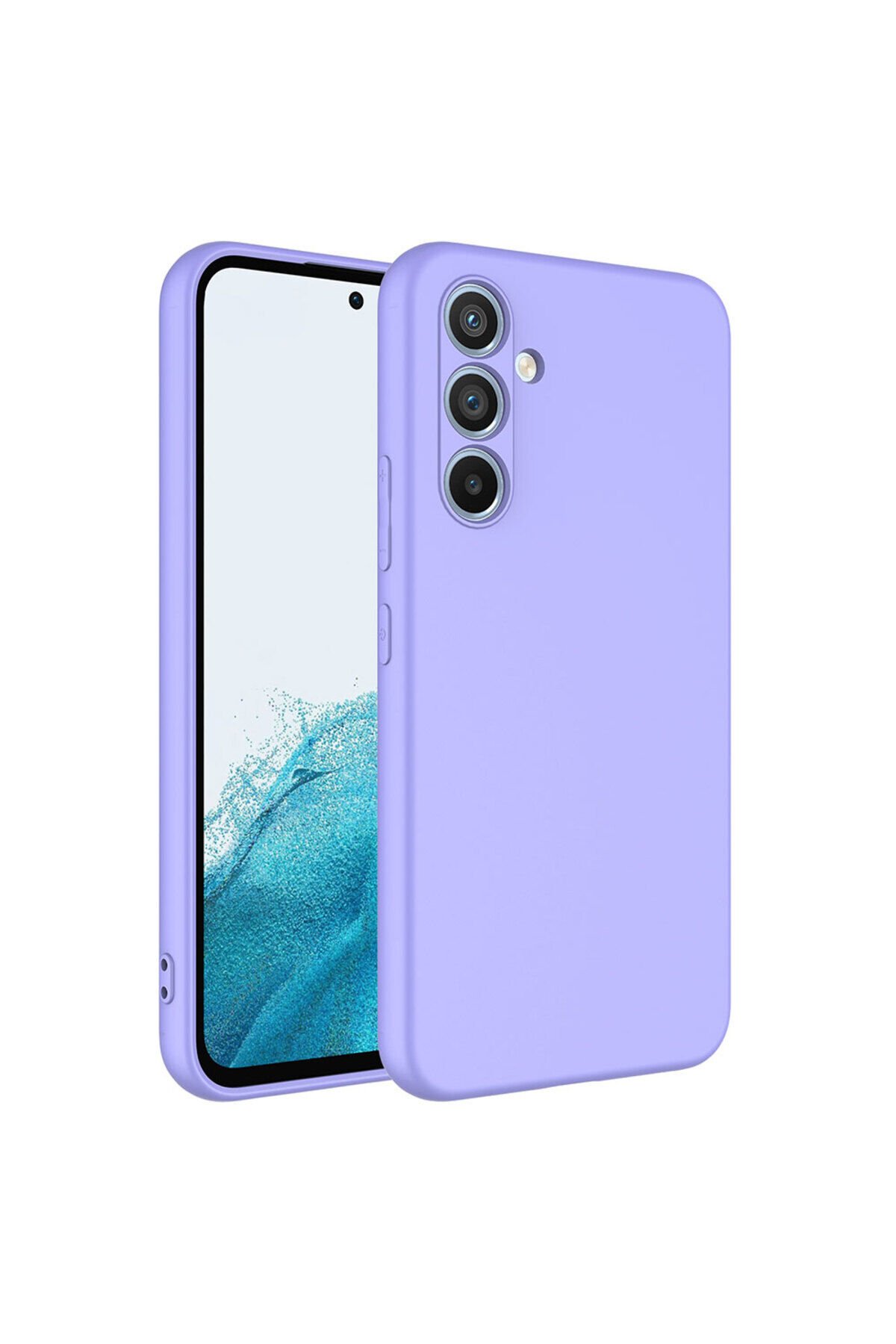 Galaxy A14 Kılıf BSAY Mara Lansman Kapak - Koyu Yeşil Lila