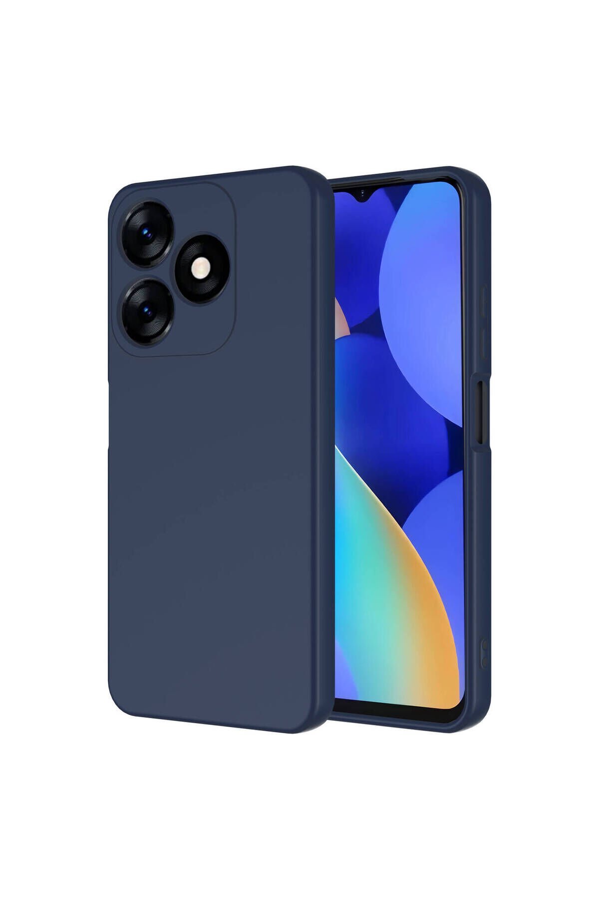 Tecno Spark 10C Kılıf BSAY Mara Lansman Kapak - Pembe Lacivert