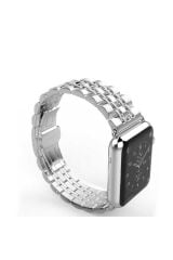 Watch 38mm Uyumlu KRD-14 Metal BSAY Kordon-Gold Siyah