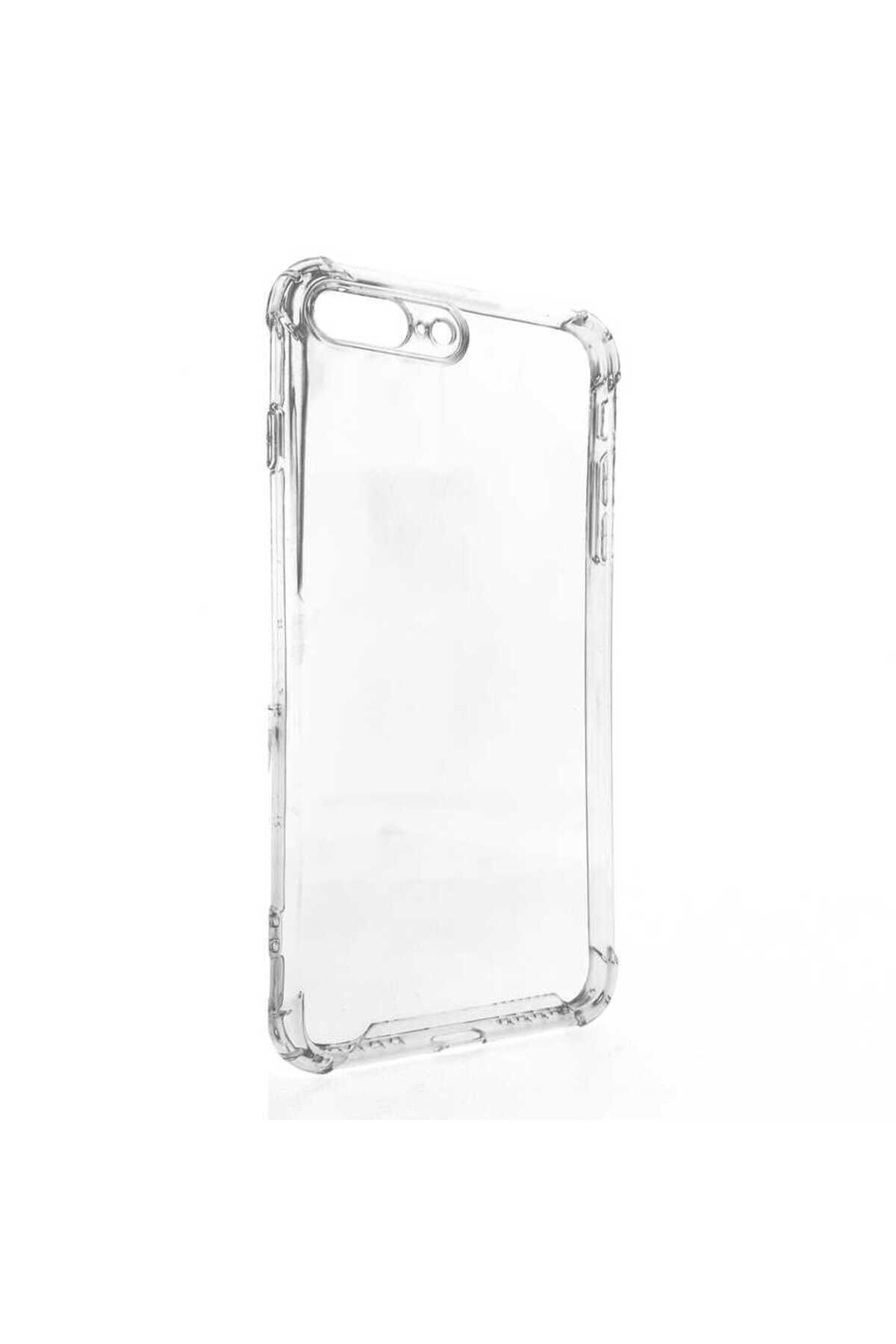 iPhone 7 Plus Kılıf NXAR Kamera Korumalı Nitro Anti Shock Silikon - Renksiz Renksiz