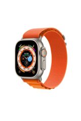 Watch 42mm Uyumlu KRD-74 Hasır BSAY Kordon-Koyu Mor Turuncu