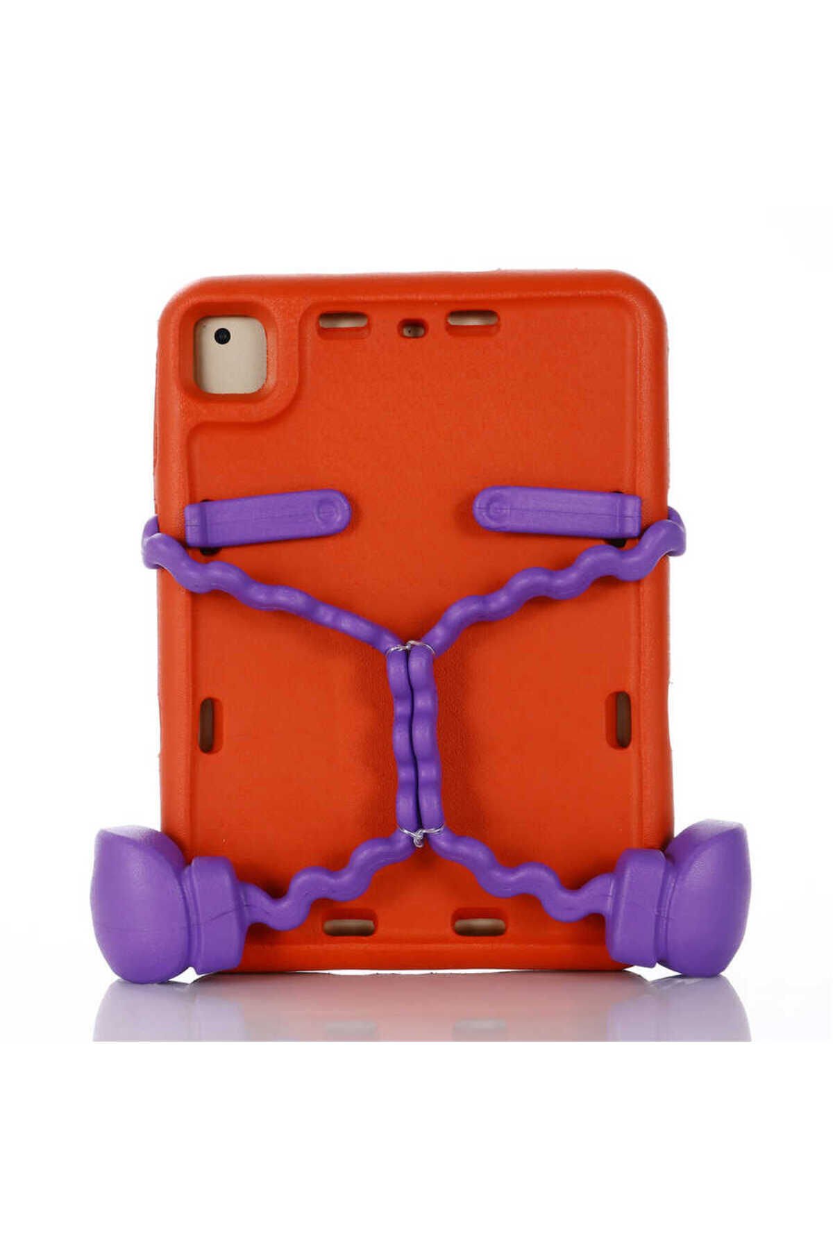 iPad Pro 9.7 2016 BSAY Eva Boxer Tablet Silikon - Pembe Koyu Kırmızı