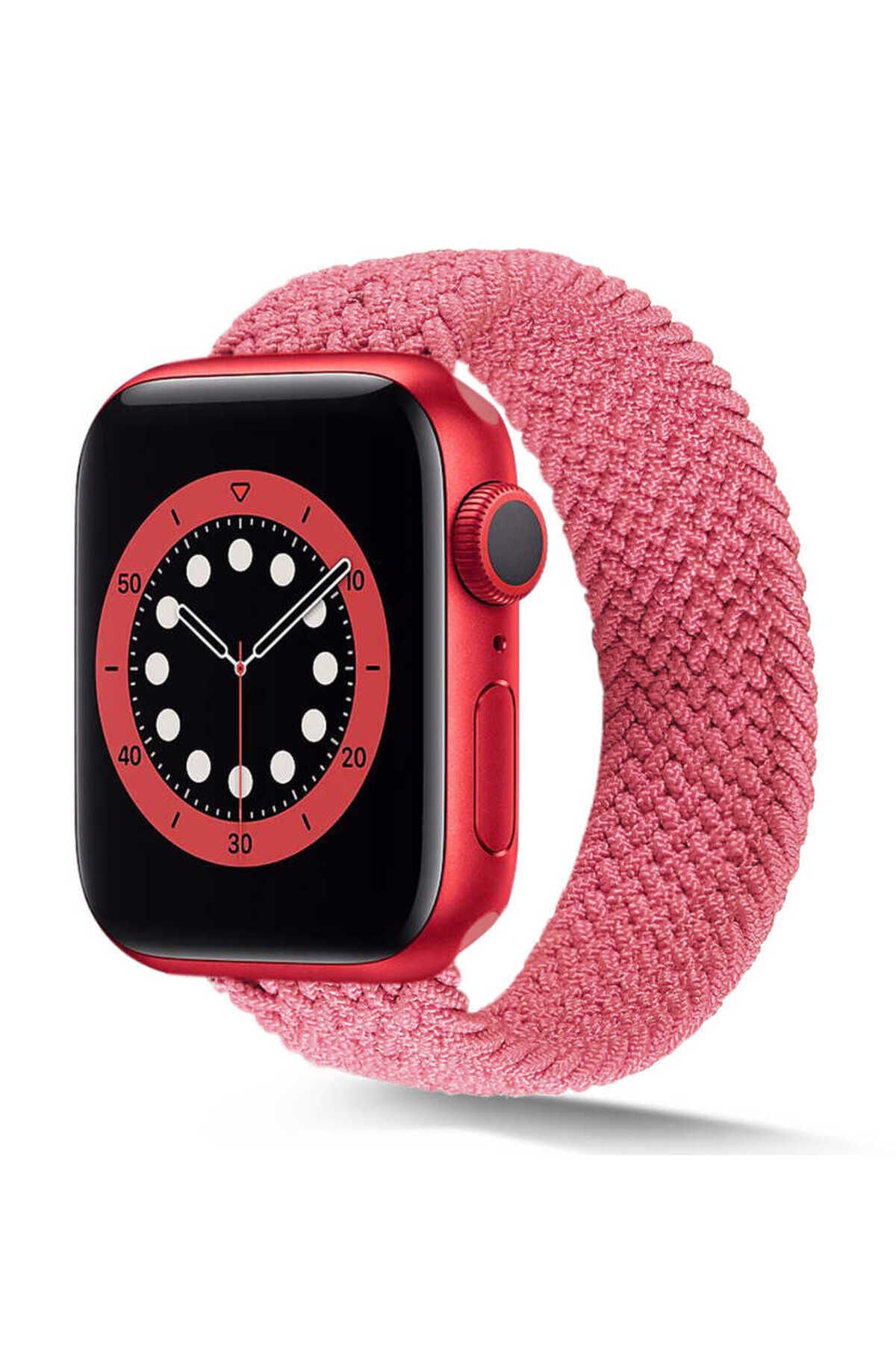 Watch 38mm Uyumlu KRD-38 Medium GZST Kordon-Pembe Pembe