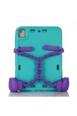 iPad Pro 9.7 2016 BSAY Eva Boxer Tablet Silikon - Pembe Koyu Gri