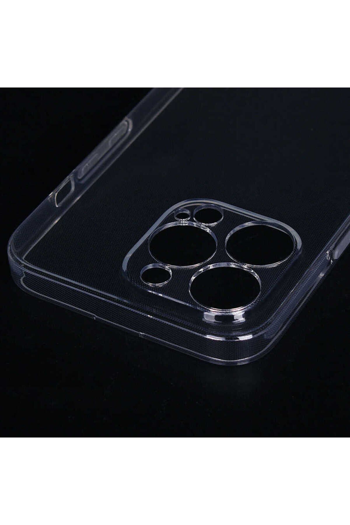 iPhone 13 Pro Max Uyumlu BSAY İmax Silikon-Renksiz Renksiz