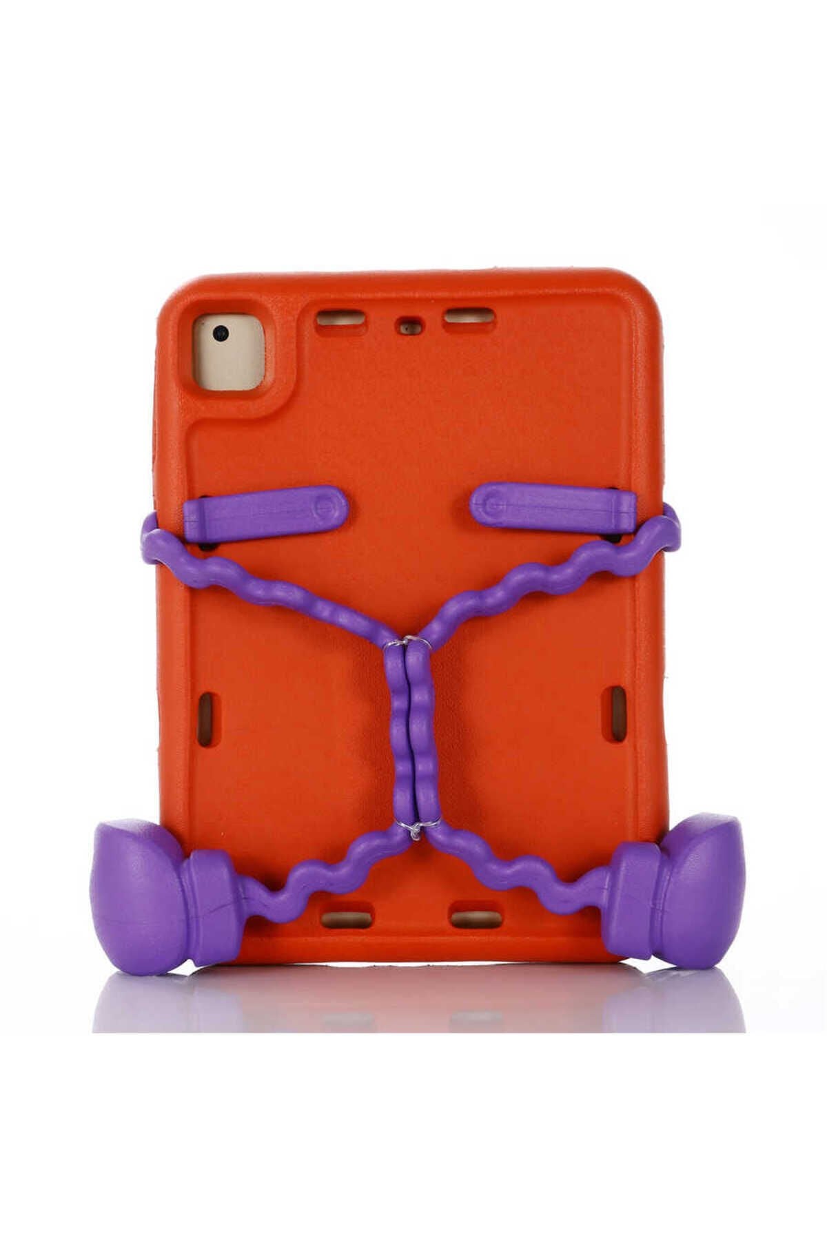 iPad 9.7 2017 (5.Nesil) BSAY Eva Boxer Tablet Silikon - Pembe Koyu Pembe Koyu