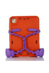 iPad 9.7 2017 (5.Nesil) BSAY Eva Boxer Tablet Silikon - Pembe Koyu Pembe Koyu