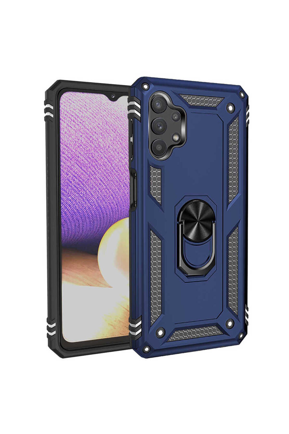 Galaxy A13 4G Kılıf NXAR Vega Kapak - Mavi Mavi