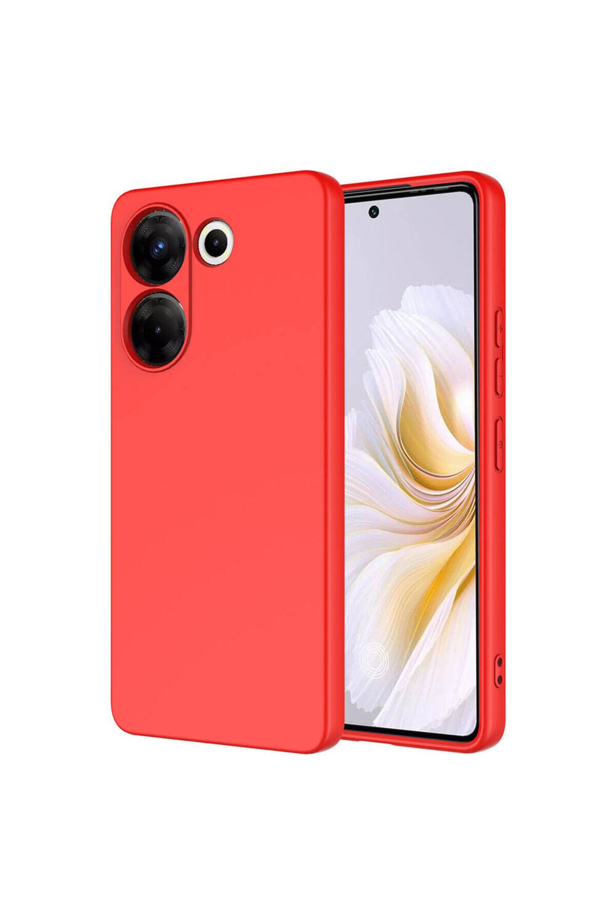 Tecno Camon 20 Pro 4G Kılıf BSAY Mara Lansman Kapak - Pembe Kırmızı