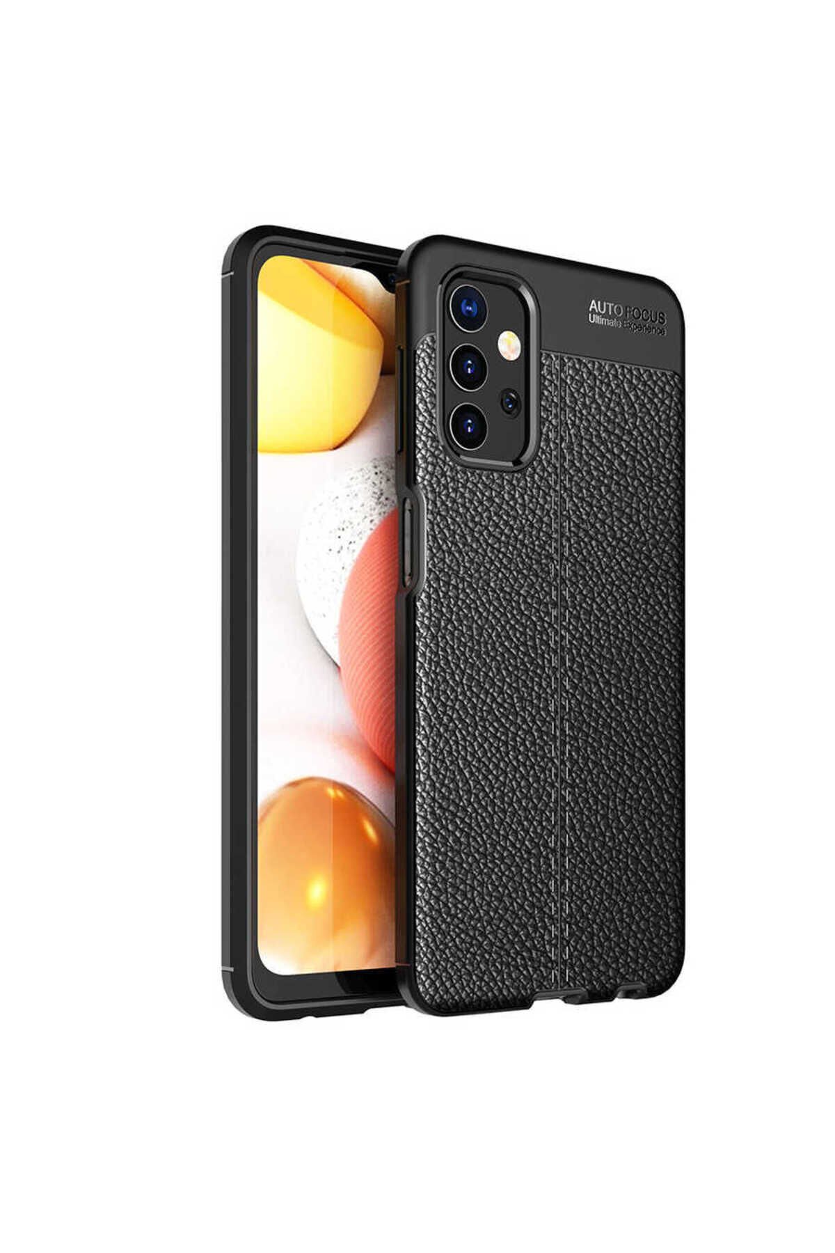 Galaxy A13 4G Kılıf BSAY Niss Silikon Kapak - Siyah Siyah