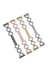 Watch 40mm Uyumlu KRD-57 Metal GZST Kordon-Siyah Siyah