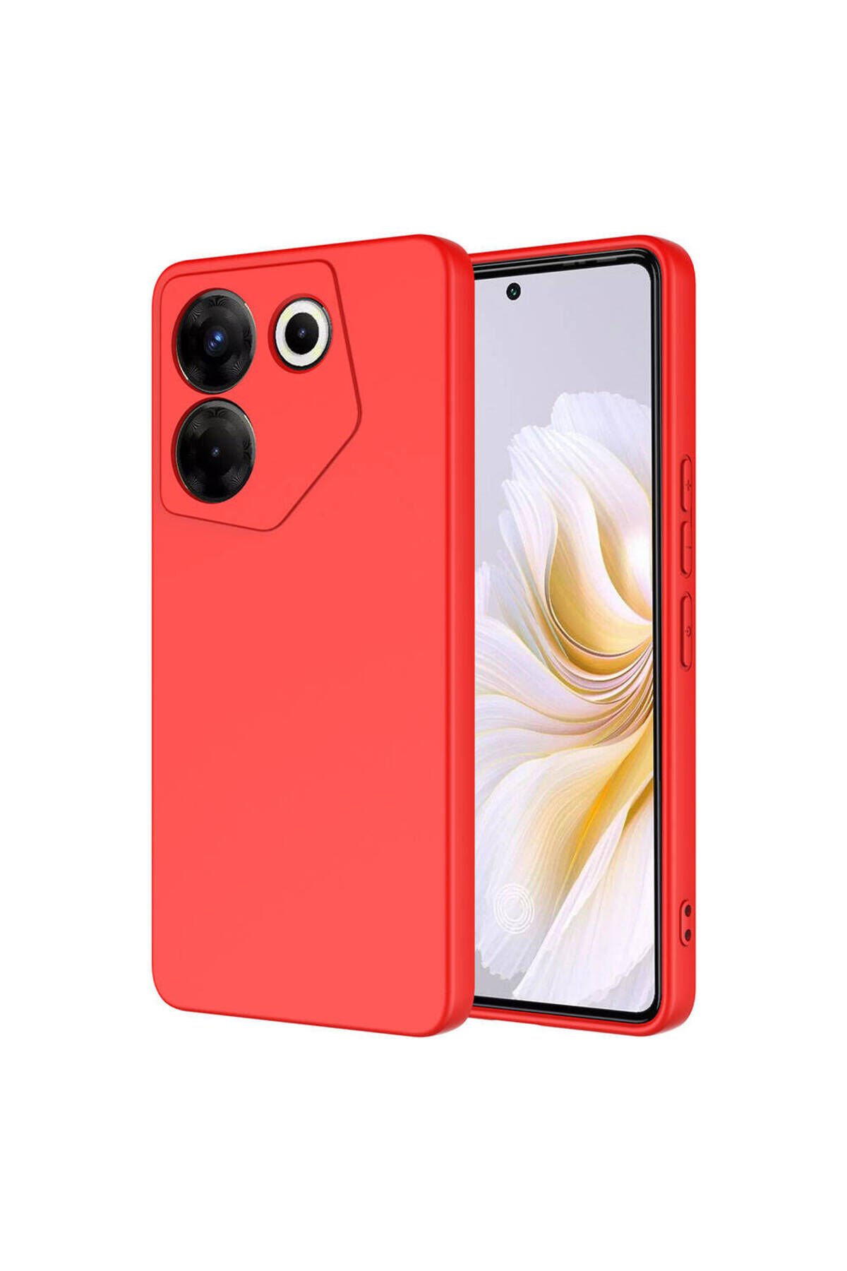 Tecno Camon 20 Pro 5G Kılıf BSAY Mara Lansman Kapak - Lila Kırmızı