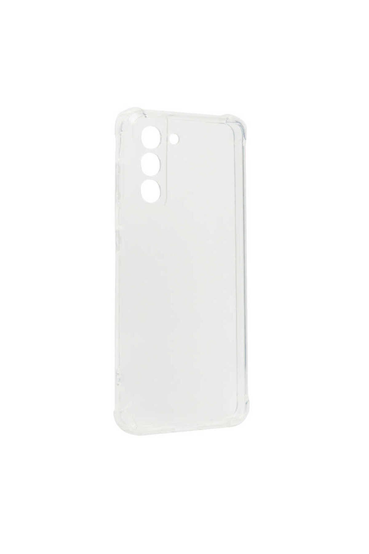 Galaxy S21 Kılıf BSAY Kamera Korumalı Nitro Anti Shock Silikon - Renksiz Renksiz