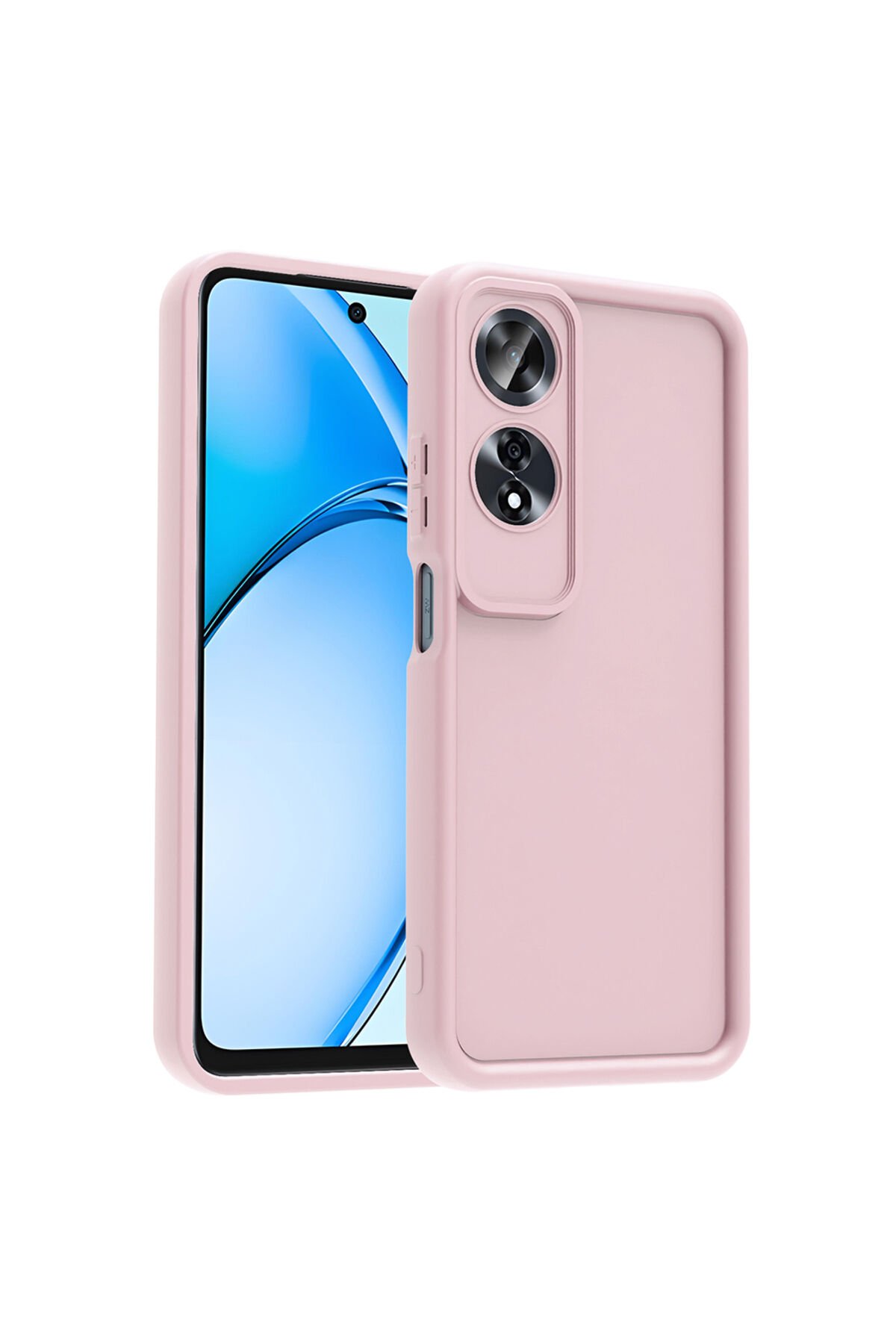 A60 Kılıf Kamera Korumalı NXAR Ananas Kapak - Pembe Pembe