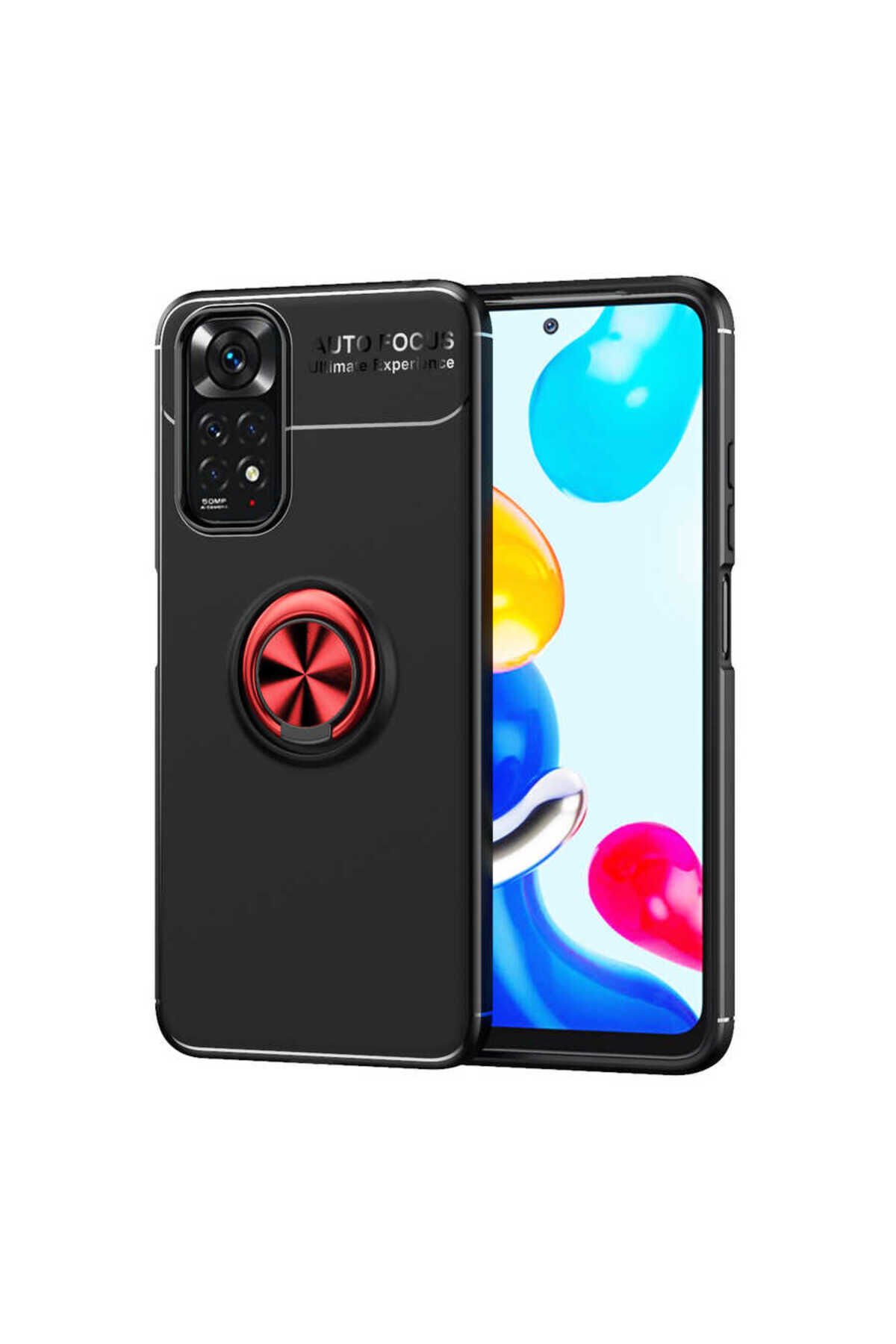 Redmi Note 11S Global Kılıf BSAY Ravel Silikon Kapak - Mavi Siyah