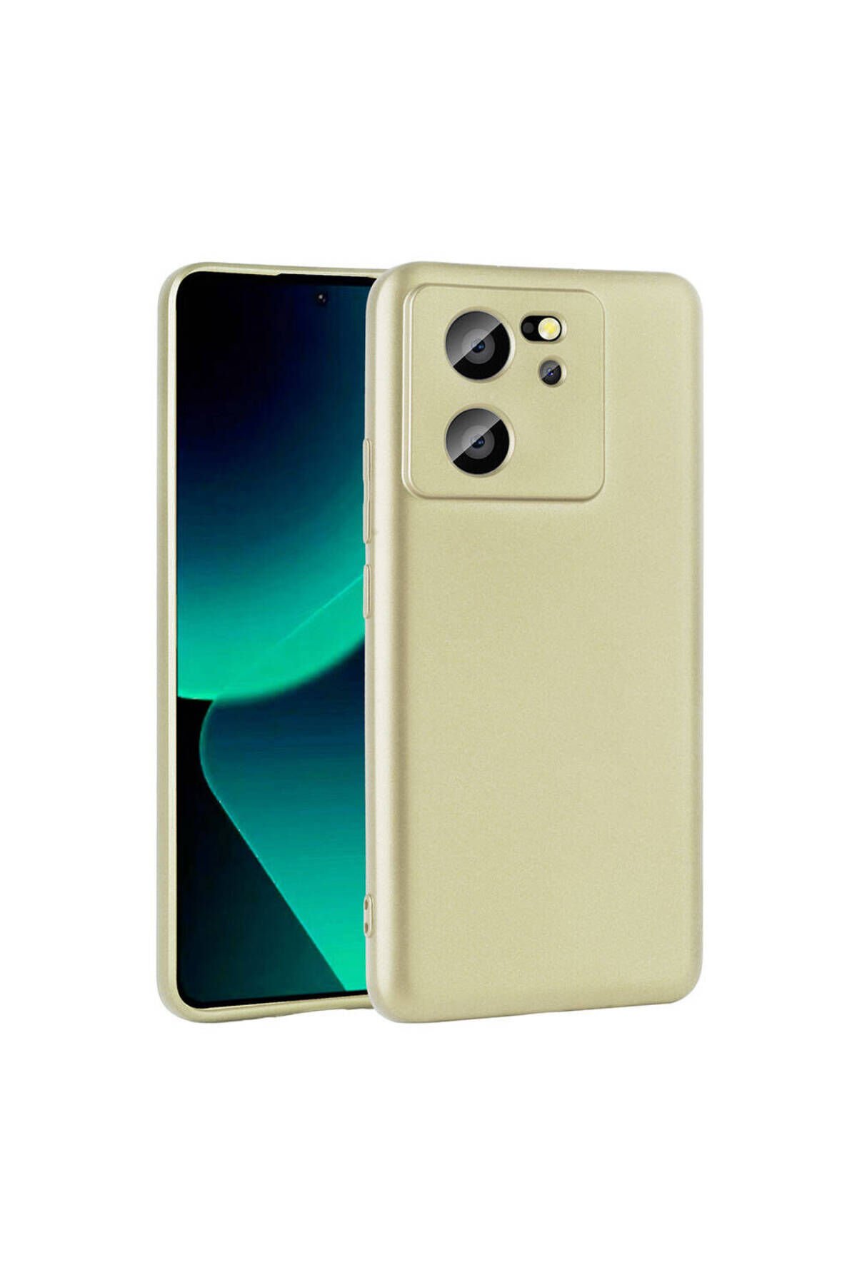 Mi 13T Kılıf GZST Premier Silikon Kapak - Siyah Gold