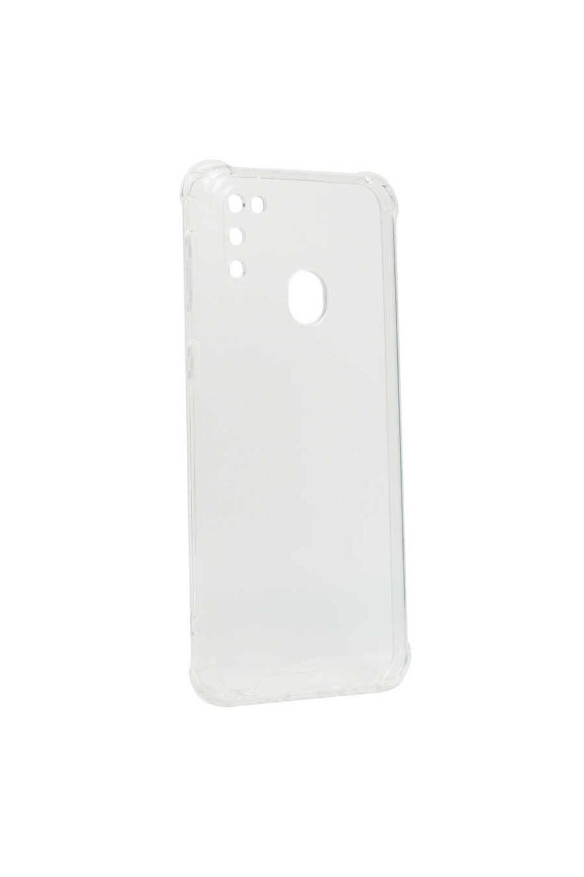 Galaxy M21 Kılıf SBT Kamera Korumalı Nitro Anti Shock Silikon - Renksiz Renksiz