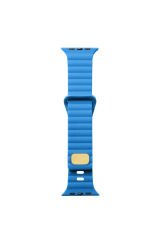 Watch 38mm Uyumlu KRD-73 Uyumlu BSAY Kordon-Siyah Mavi