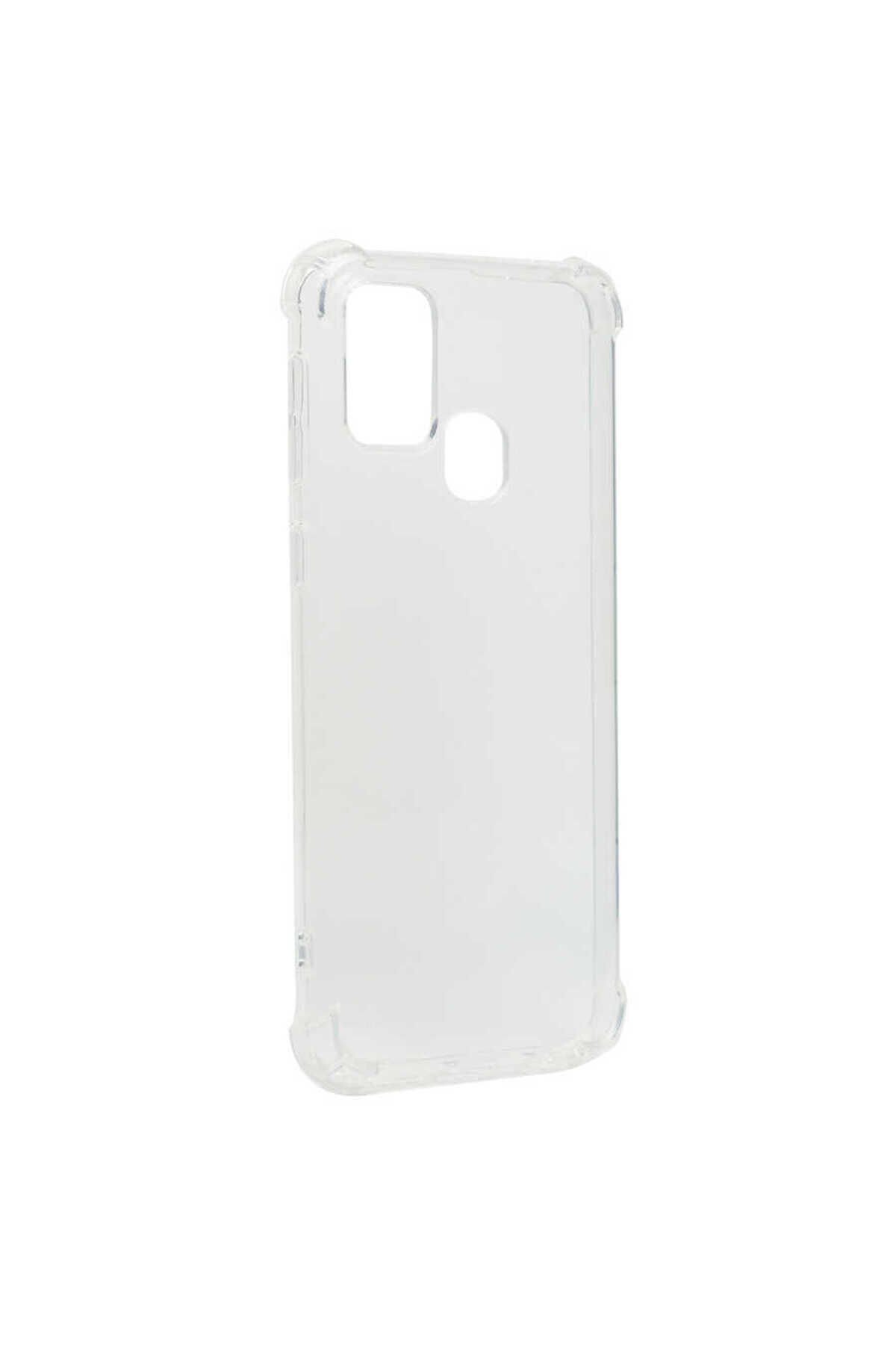 Galaxy M31 Kılıf Kamera Korumalı Nitro Anti Shock Silikon - Renksiz Renksiz