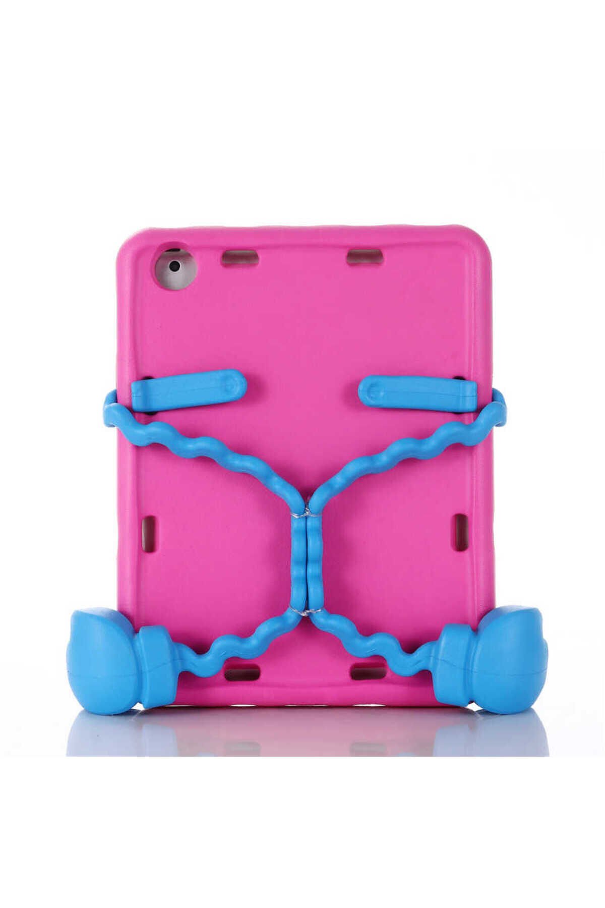 iPad 2 3 4 BSAY Eva Boxer Tablet Silikon - Pembe Koyu Pembe Koyu