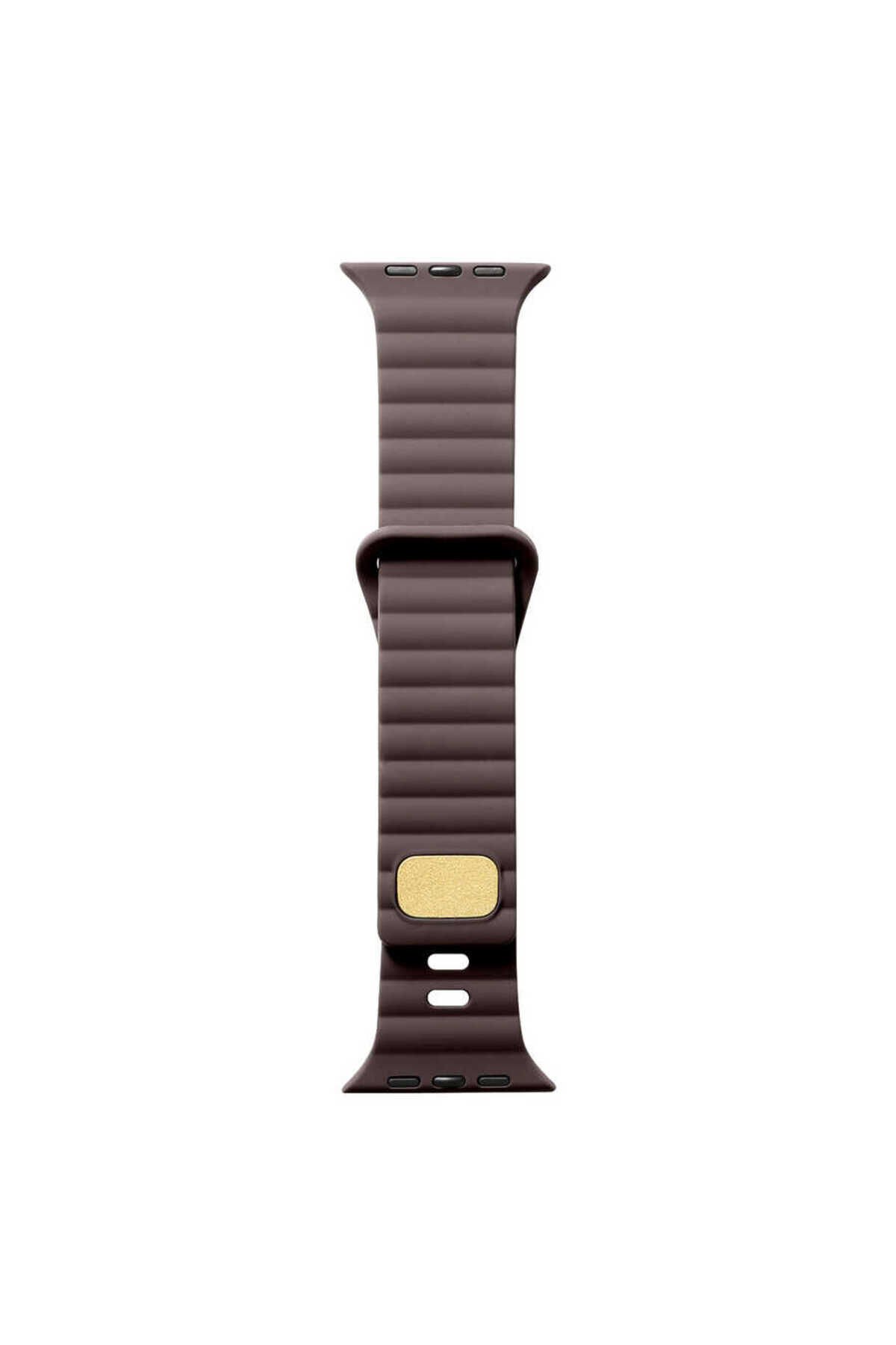 Watch 40mm Uyumlu KRD-73 Uyumlu BSAY Kordon-Kahverengi Kahverengi