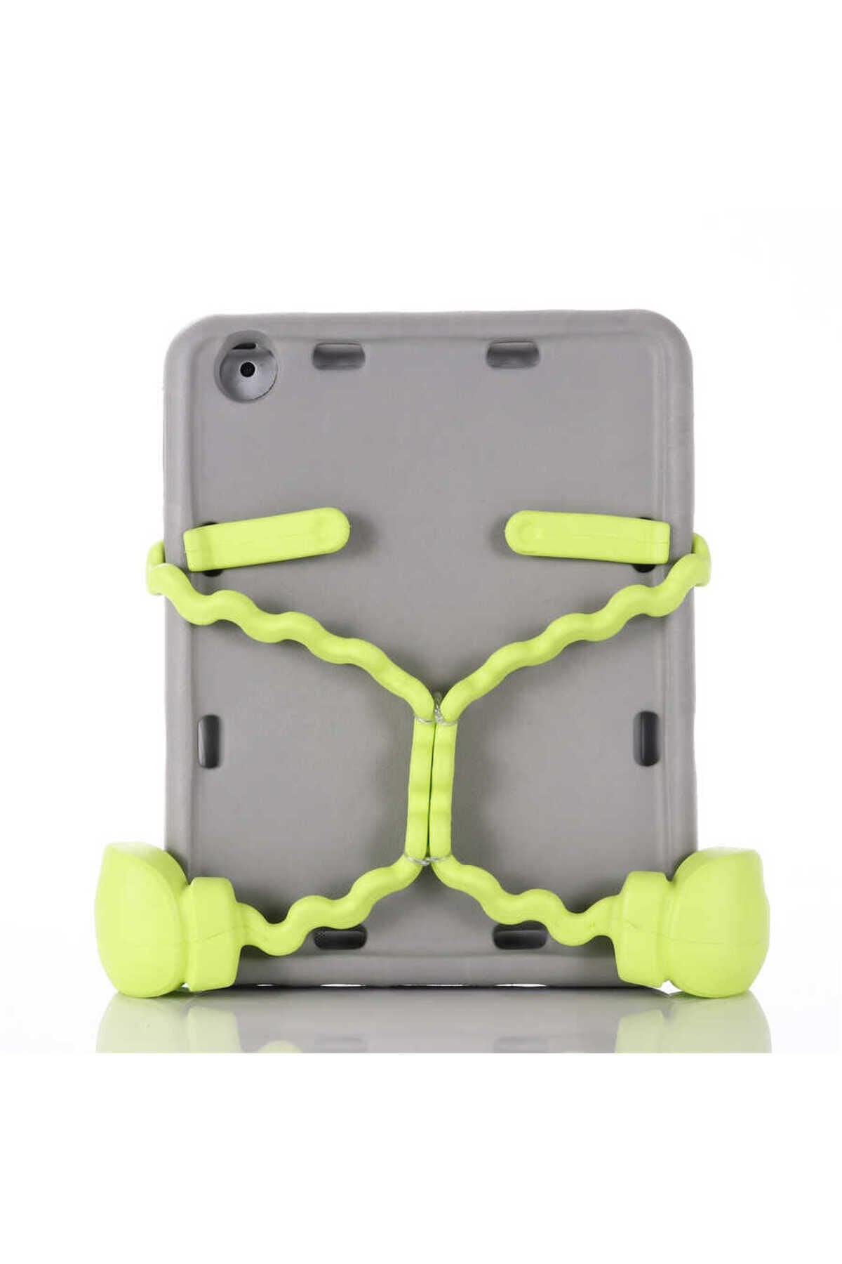 iPad 2 3 4 BSAY Eva Boxer Tablet Silikon - Pembe Koyu Gri