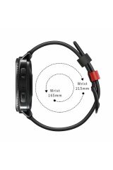 Galaxy Watch 42mm (20mm) Uyumlu KRD-19 Deri BSAY Kordon-Kahverengi Kahverengi