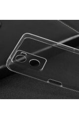 A76 Kılıf GZST Süper Silikon Kapak - Renksiz Renksiz
