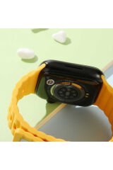 Watch 7 41mm Uyumlu KRD-73 Uyumlu BSAY Kordon-Gri Gri