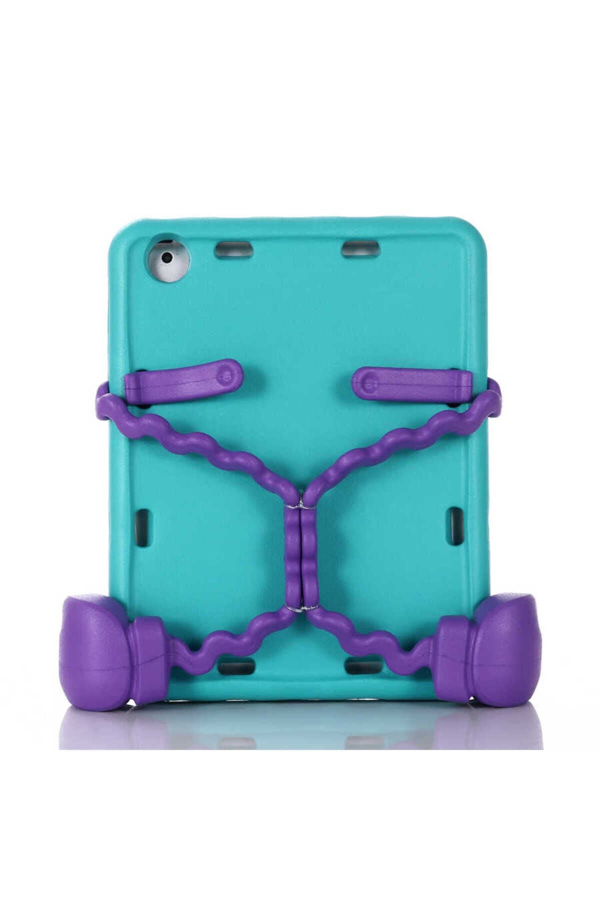 iPad 2 3 4 BSAY Eva Boxer Tablet Silikon - Pembe Koyu Kırmızı