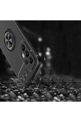 Galaxy A33 5G Kılıf SBT Ravel Silikon Kapak - Siyah-Kırmızı Kırmızı