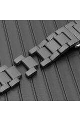 Watch 38mm Mat Seramik Metal BSAY Kordon-Parlak Siyah Siyah