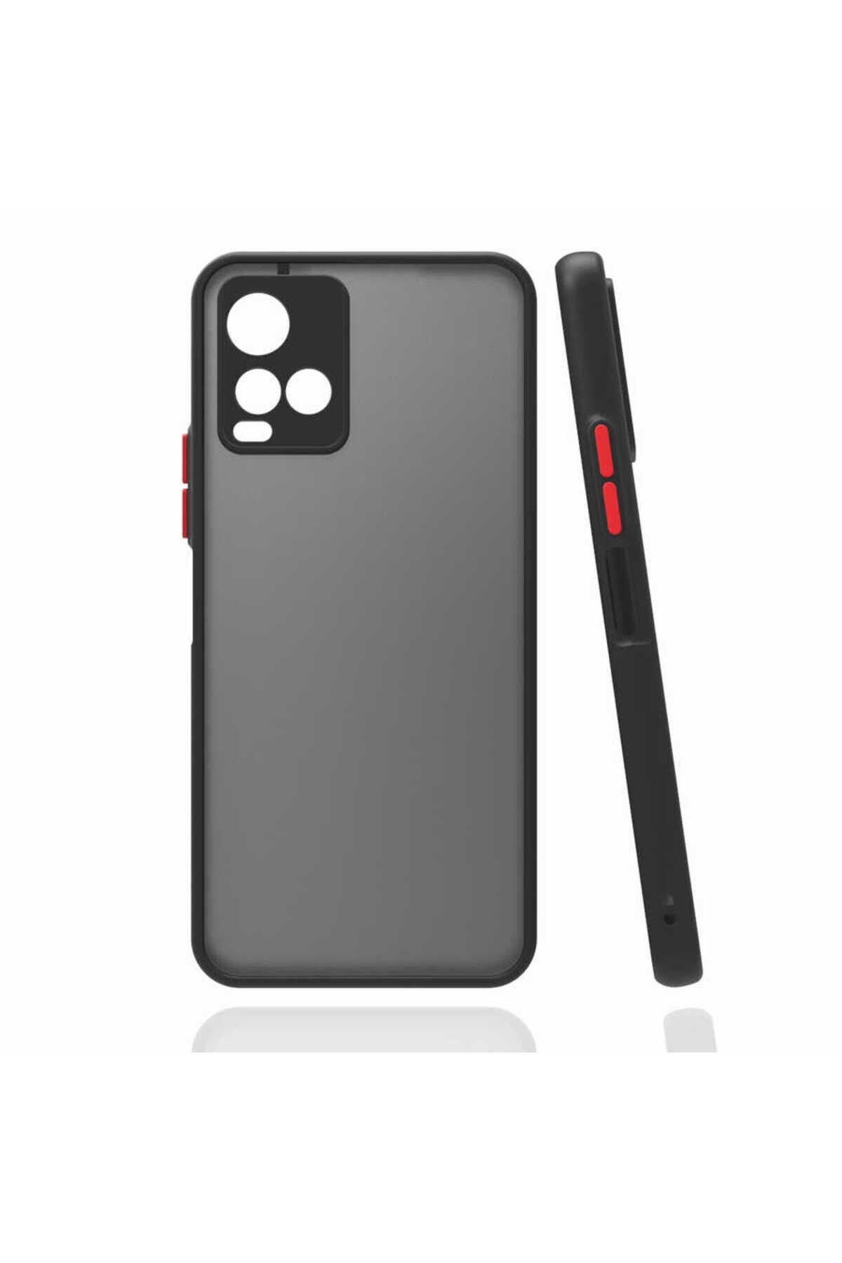 Vivo Y21S Kılıf Hux Kapak - Siyah Siyah